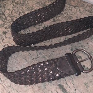 Loft metallic braided belt size XS